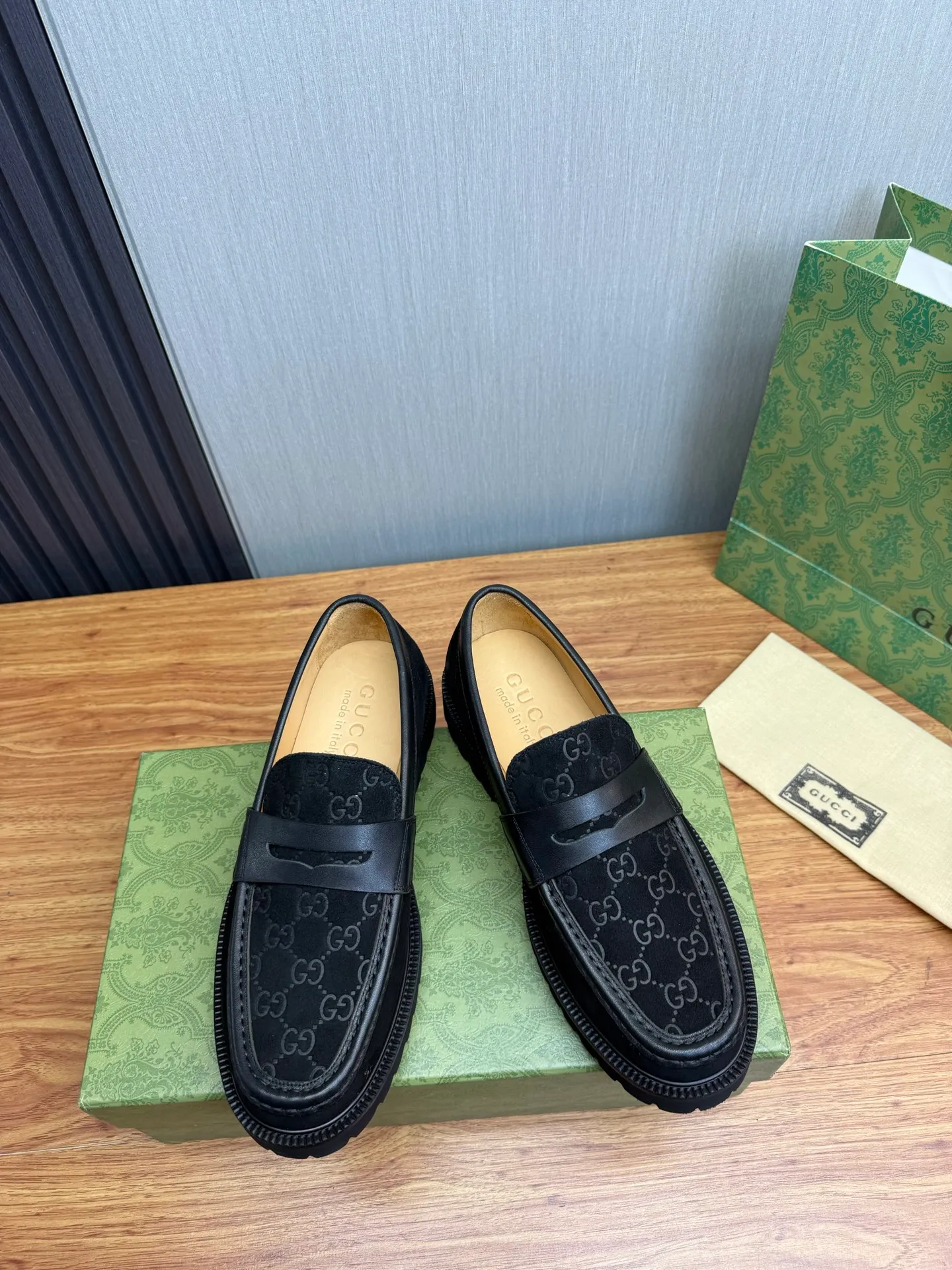 Factory price 580💰 GUCCI. Gucci men's business casual leather shoes, luxurious and noble👞All imported original brand leather materials, just to create a more comfortable wearing experience, upper: original cowhide. Frosted cowhide➕Imported full cowhide, original outsole✔️16-45 (45 non-refundable)